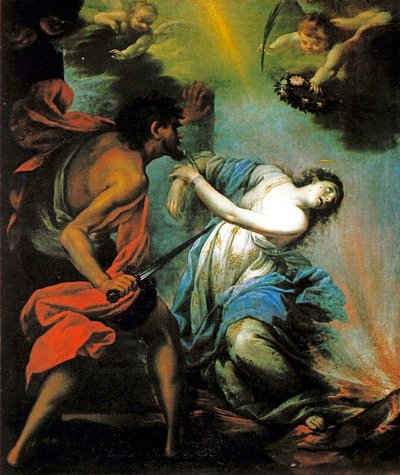 Martyrium der Heiligen Lucia von Giovan Camillo Ciabilli